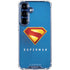 Superman 2025 Classic Superman Shield Emblem Galaxy S25 Plus Clear Case