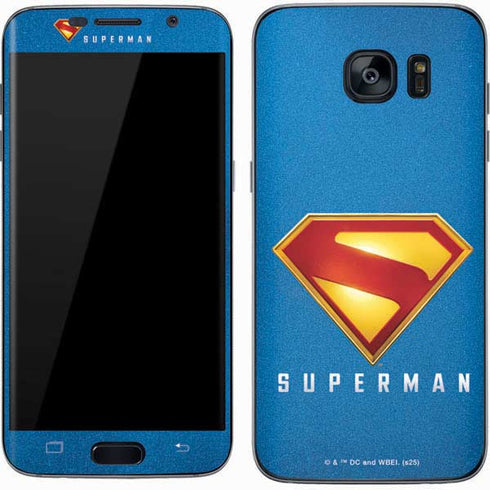 Superman 2025 Classic Superman Shield Emblem Galaxy S7 Skin