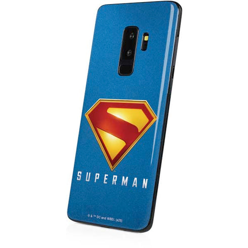Superman 2025 Classic Superman Shield Emblem Galaxy S9 Plus Skin