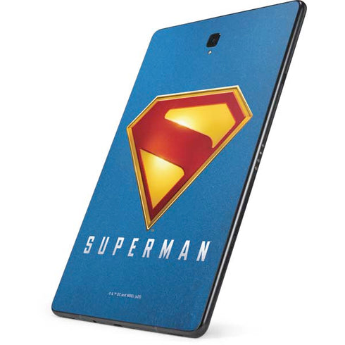 Superman 2025 Classic Superman Shield Emblem Samsung Galaxy Tab Skin