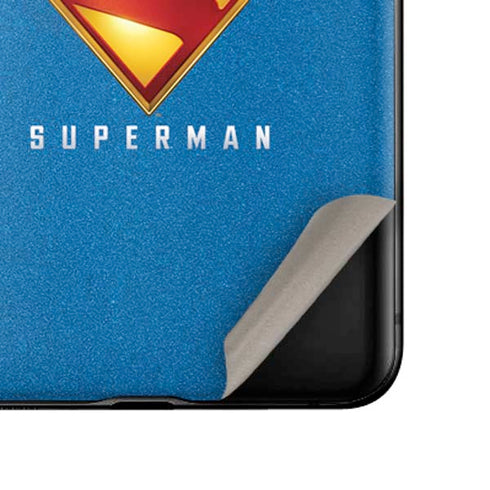 Superman 2025 Classic Superman Shield Emblem Galaxy Z Flip Skin