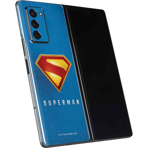 Superman 2025 Classic Superman Shield Emblem Galaxy Z Fold2 5G Skin