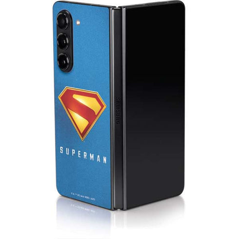 Superman 2025 Classic Superman Shield Emblem Galaxy Z Fold5 5G Skin