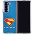 Superman 2025 Classic Superman Shield Emblem Galaxy Z Fold6 Clear Case