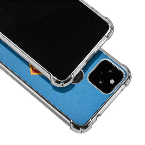 Superman 2025 Classic Superman Shield Emblem Google Pixel 4a 5G Clear Case