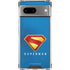 Superman 2025 Classic Superman Shield Emblem Google Pixel 8a Clear Case