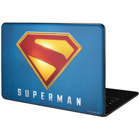 Superman 2025 Classic Superman Shield Emblem Google Pixelbook Go Skin