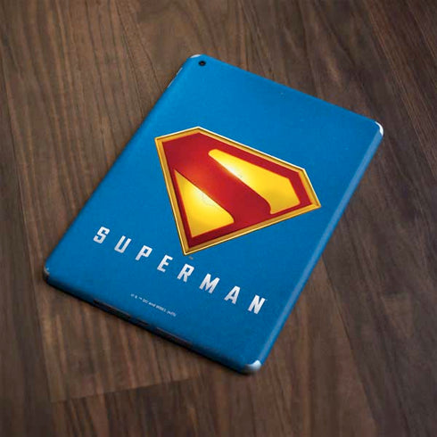 Superman 2025 Classic Superman Shield Emblem Apple iPad Skin
