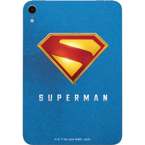 Superman 2025 Classic Superman Shield Emblem Apple iPad Mini Skin
