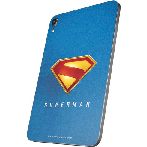 Superman 2025 Classic Superman Shield Emblem Apple iPad Mini Skin
