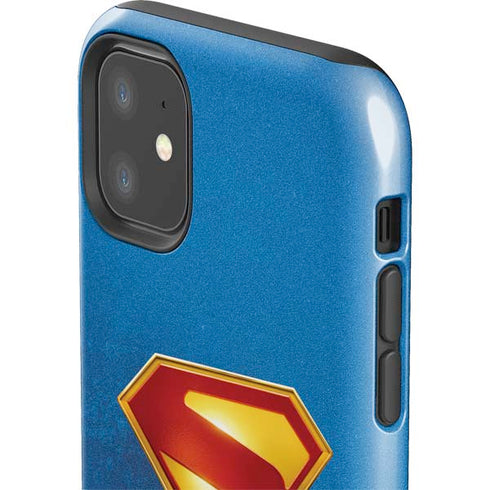 Superman 2025 Classic Superman Shield Emblem iPhone 11 Impact Case