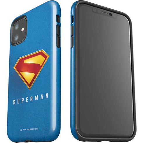 Superman 2025 Classic Superman Shield Emblem iPhone 11 Impact Case