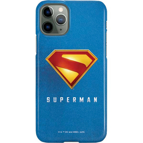 Superman 2025 Classic Superman Shield Emblem iPhone 11 Pro Lite Case