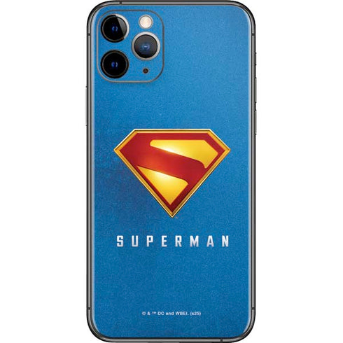 Superman 2025 Classic Superman Shield Emblem iPhone 11 Pro Skin