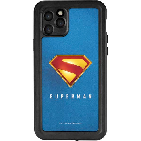 Superman 2025 Classic Superman Shield Emblem iPhone 11 Pro Waterproof Case