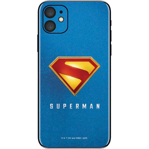 Superman 2025 Classic Superman Shield Emblem iPhone 11 Skin