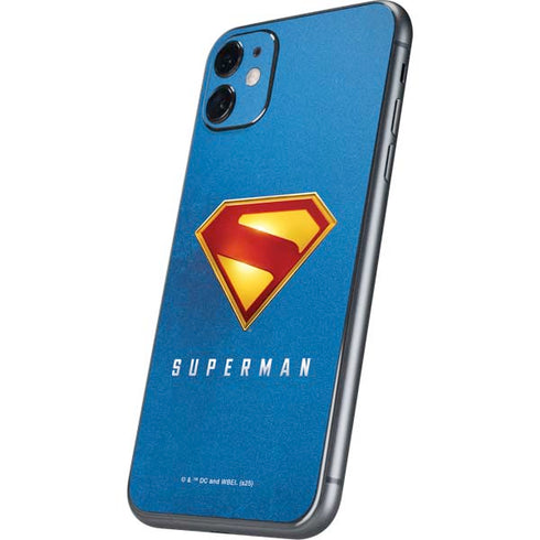 Superman 2025 Classic Superman Shield Emblem iPhone 11 Skin