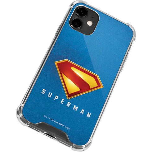 Superman 2025 Classic Superman Shield Emblem iPhone 12 Mini Clear Case