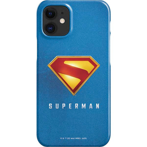 Superman 2025 Classic Superman Shield Emblem iPhone 12 Mini Lite Case