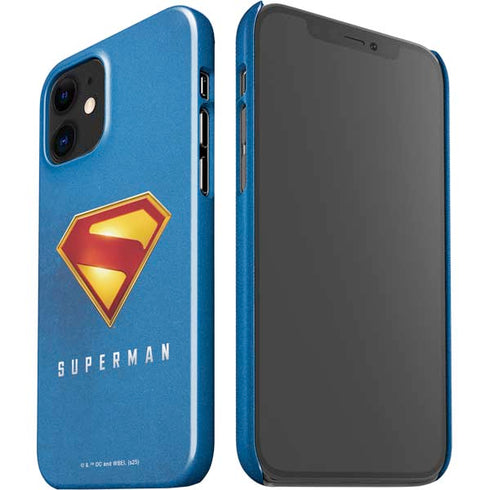 Superman 2025 Classic Superman Shield Emblem iPhone 12 Mini Lite Case