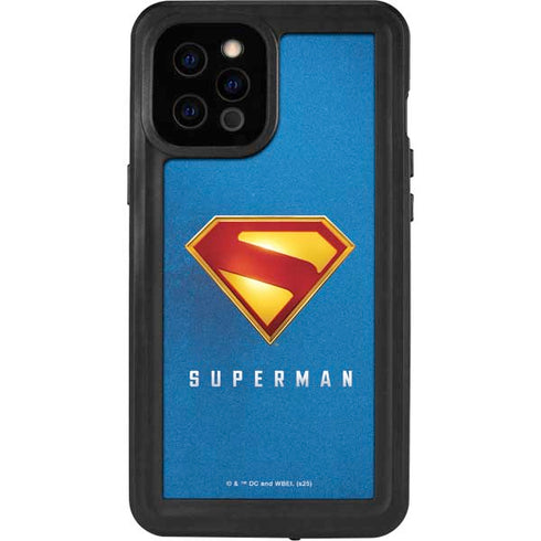 Superman 2025 Classic Superman Shield Emblem iPhone 12 Pro Max Waterproof Case