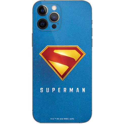 Superman 2025 Classic Superman Shield Emblem iPhone 12 Pro Skin