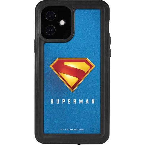 Superman 2025 Classic Superman Shield Emblem iPhone 12 Waterproof Case