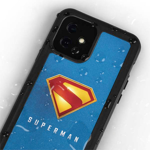 Superman 2025 Classic Superman Shield Emblem iPhone 12 Waterproof Case