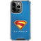 Superman 2025 Classic Superman Shield Emblem iPhone 13 Pro Clear Case