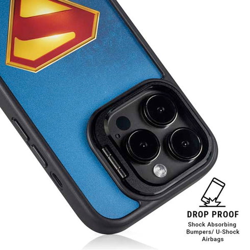 Superman 2025 Classic Superman Shield Emblem iPhone 13 Pro Kickstand Case