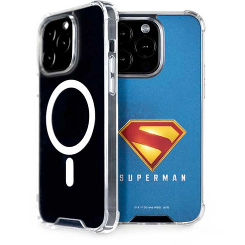 Superman 2025 Classic Superman Shield Emblem iPhone 13 Pro MagSafe Case