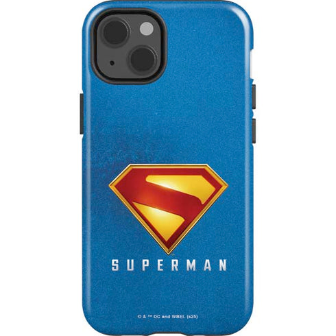 Superman 2025 Classic Superman Shield Emblem iPhone 14 Impact Case