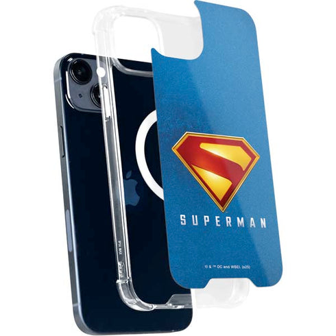 Superman 2025 Classic Superman Shield Emblem iPhone 14 MagSafe Case
