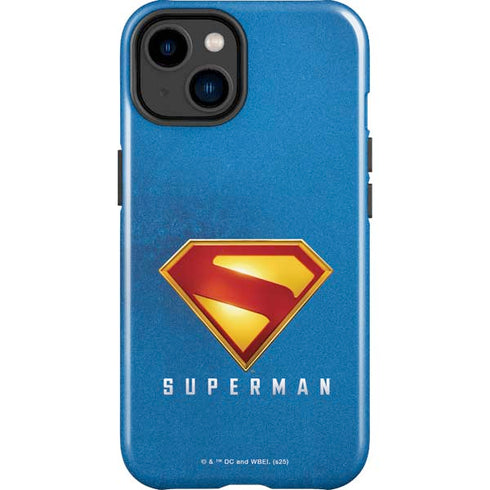 Superman 2025 Classic Superman Shield Emblem iPhone 14 Plus Impact Case