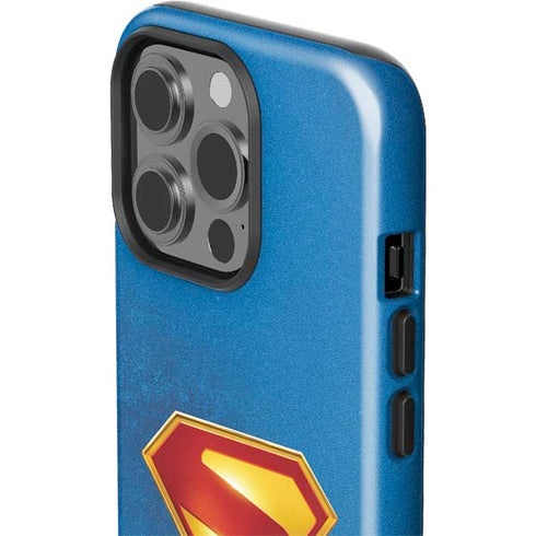 Superman 2025 Classic Superman Shield Emblem iPhone 14 Pro Impact Case