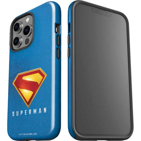 Superman 2025 Classic Superman Shield Emblem iPhone 14 Pro Impact Case
