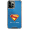 Superman 2025 Classic Superman Shield Emblem iPhone 14 Pro Max Clear Case