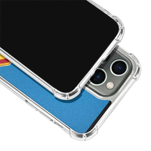 Superman 2025 Classic Superman Shield Emblem iPhone 14 Pro Max Clear Case