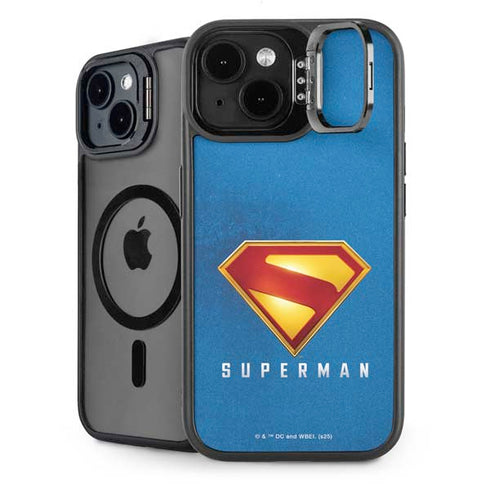 Superman 2025 Classic Superman Shield Emblem iPhone 15 Kickstand Case