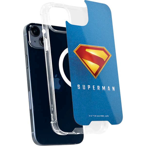 Superman 2025 Classic Superman Shield Emblem iPhone 15 MagSafe Case