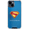 Superman 2025 Classic Superman Shield Emblem iPhone 15 Plus Clear Case