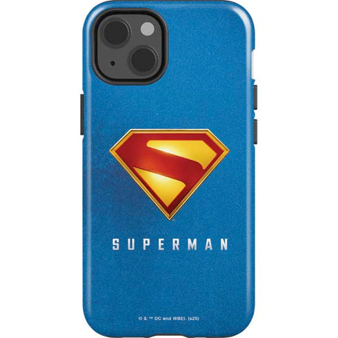 Superman 2025 Classic Superman Shield Emblem iPhone 15 Plus Impact Case