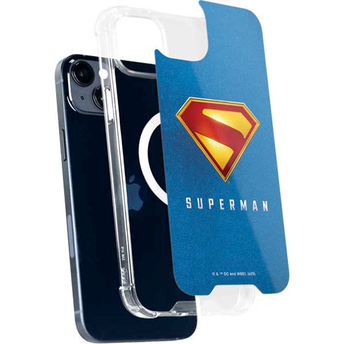 Superman 2025 Classic Superman Shield Emblem iPhone 15 Plus MagSafe Case