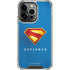 Superman 2025 Classic Superman Shield Emblem iPhone 15 Pro Max Clear Case