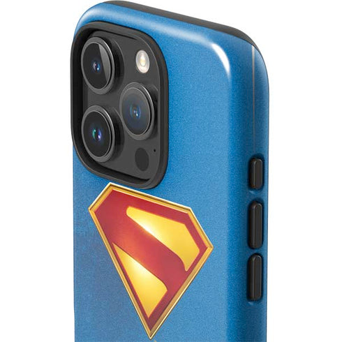 Superman 2025 Classic Superman Shield Emblem iPhone 16 Pro Impact Case