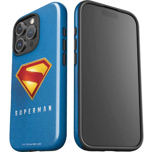 Superman 2025 Classic Superman Shield Emblem iPhone 16 Pro Impact Case