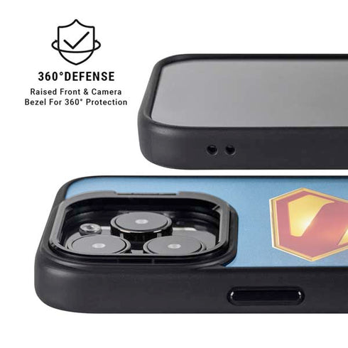Superman 2025 Classic Superman Shield Emblem iPhone 16 Pro Max Kickstand Case