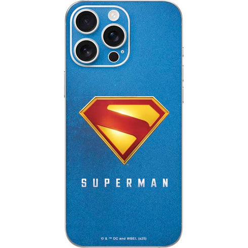 Superman 2025 Classic Superman Shield Emblem iPhone 16 Pro Max Skin