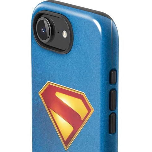 Superman 2025 Classic Superman Shield Emblem iPhone 16e Impact Case