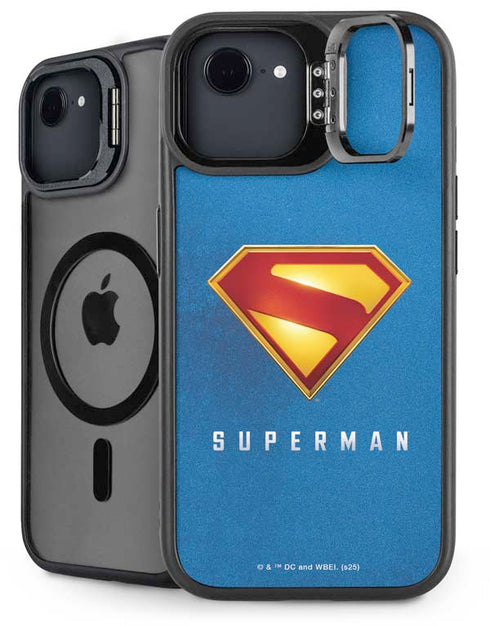 Superman 2025 Classic Superman Shield Emblem iPhone 16e Kickstand Case